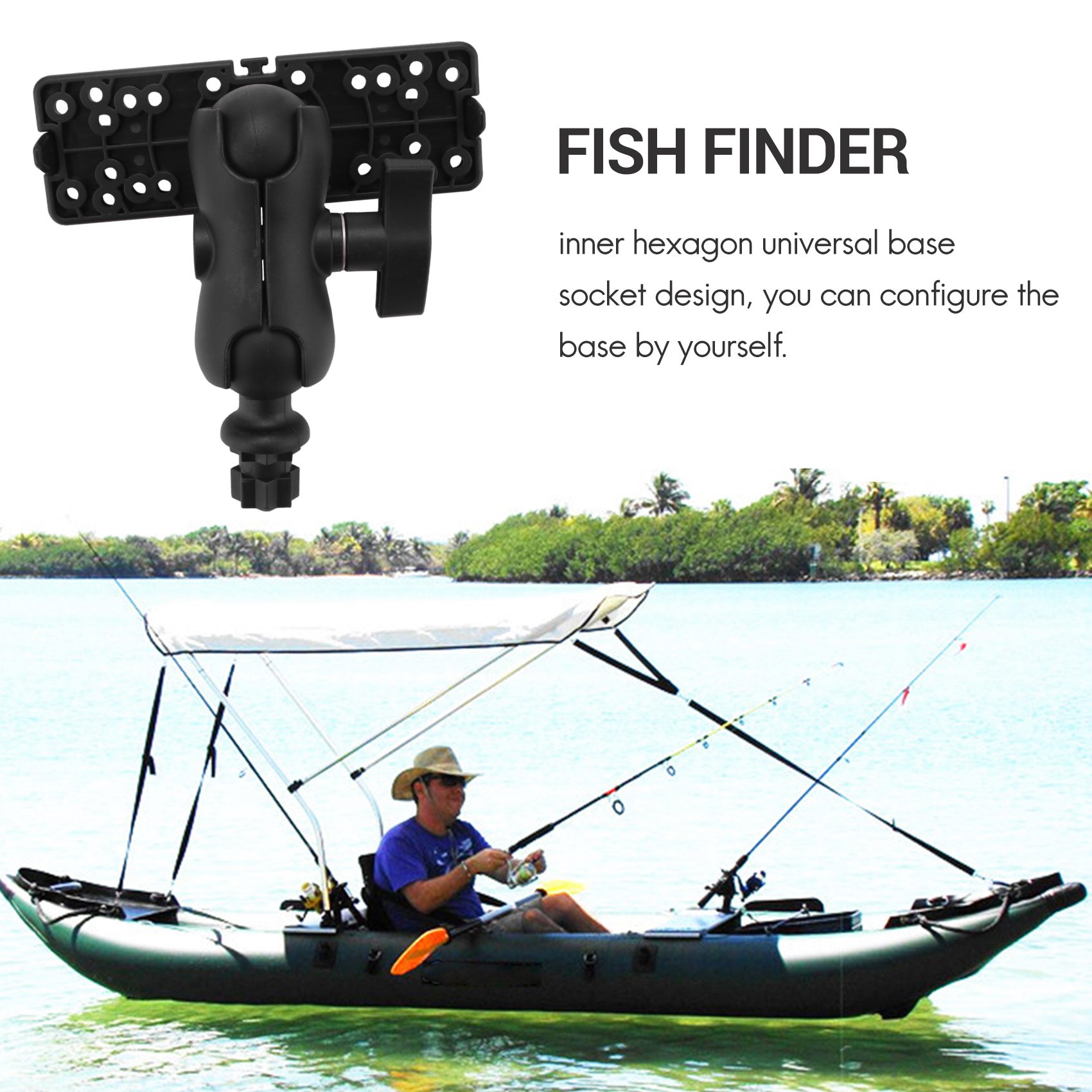 NALFI-Ball Montaj Aparatı, Bal - Fish Finder Mount incelemesi ve fiyatı